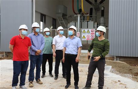 廖立波到生涯垃圾燃烧处置惩罚项目调研指导事情